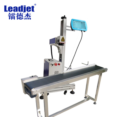 Machine de gravure industrielle de laser de la fibre 20w, machine d'impression de jet d'encre de tuyau de PVC 1kVA