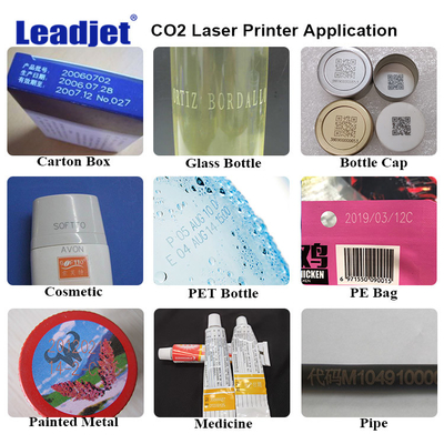 machine d'inscription de machine d'inscription de laser du CO2 30W/laser de mouche pour imprimer l'objet irrégulier
