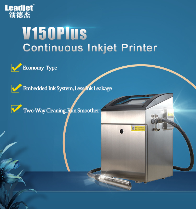 Dimension professionnelle d'impression de l'imprimante à jet d'encre de CIJ 1.5-20mm avec l'écran tactile